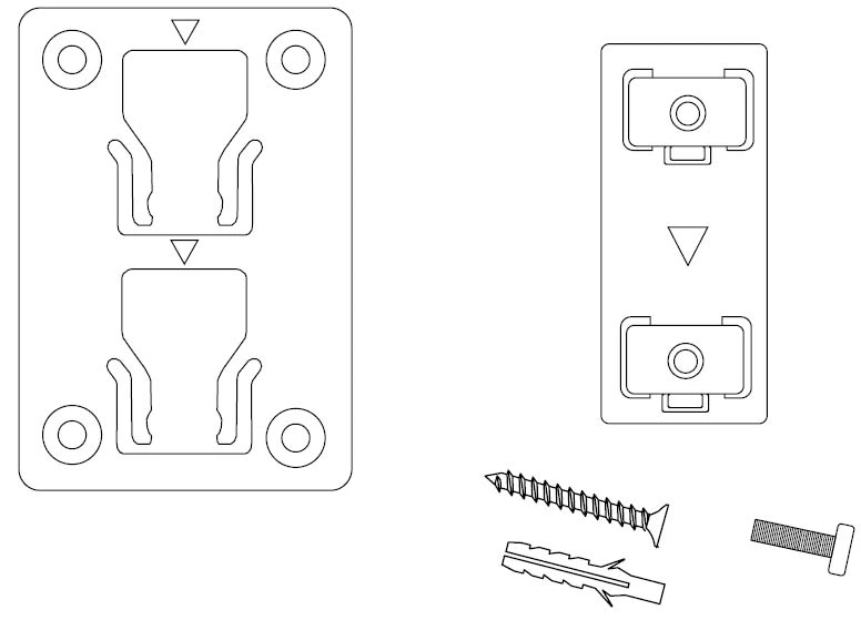 Naścienna podkładka montażowa